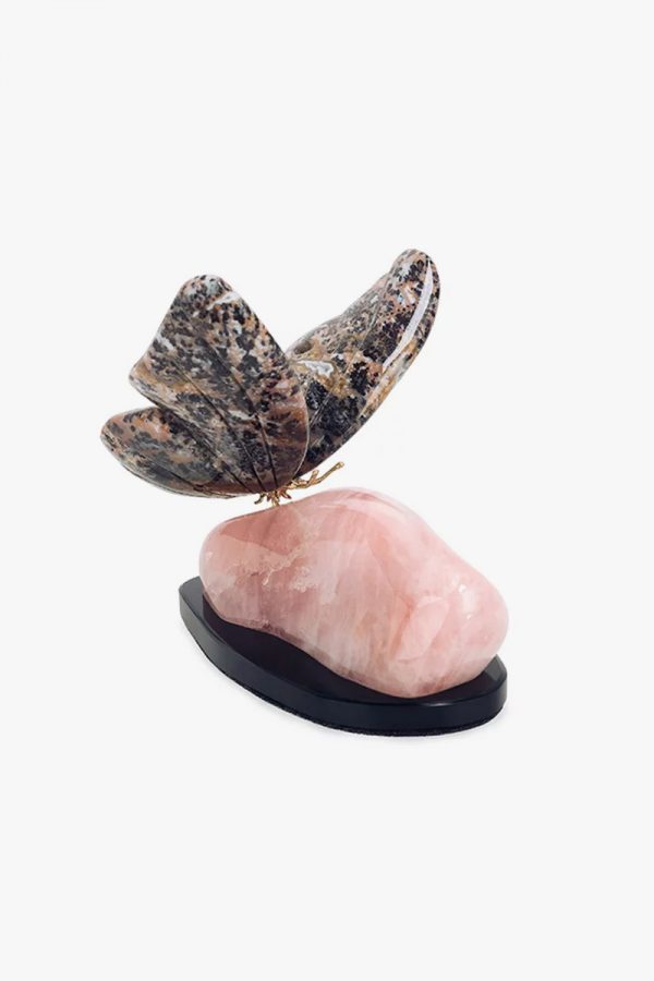 Borboleta-Decorativa-em-Pedra-Jaspe-com-Quartzo-Rosa-12cm-x-12cm-830gramas-1